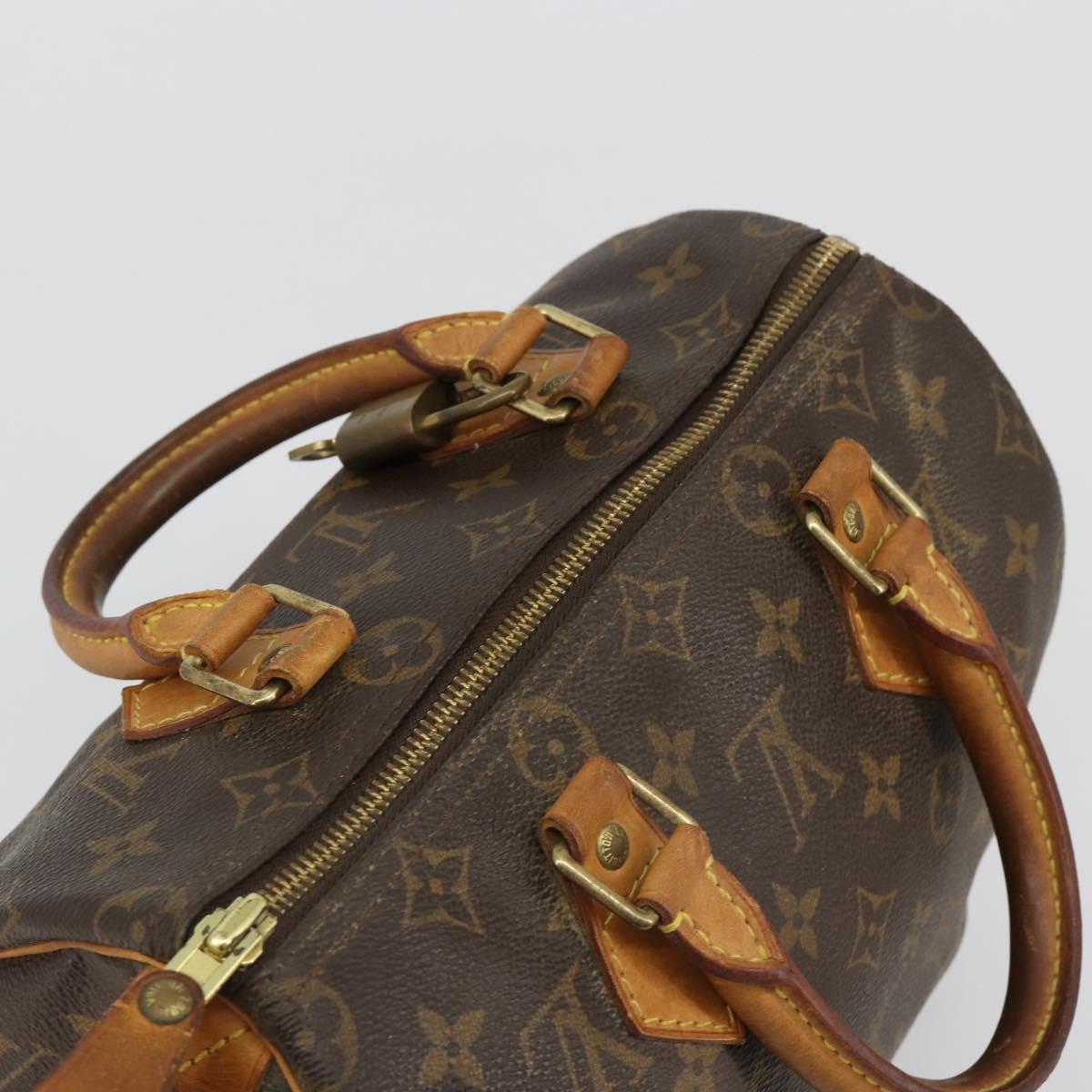 LOUIS VUITTON Monogram Speedy 25 Hand Bag M41528 LV Auth 184955V