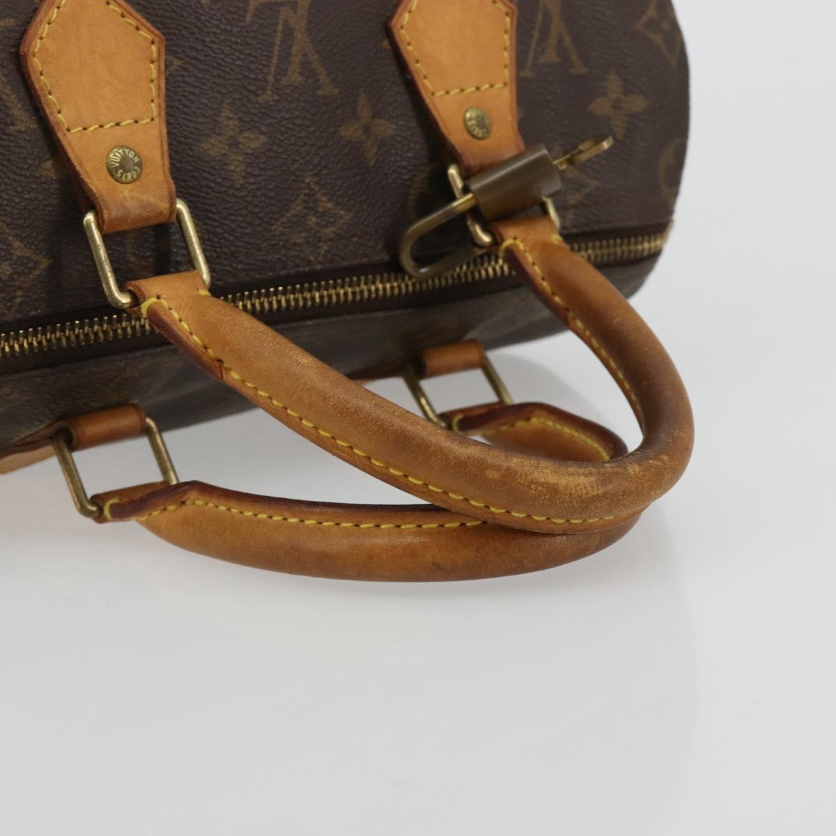 LOUIS VUITTON Monogram Speedy 25 Hand Bag M41528 LV Auth 184955V
