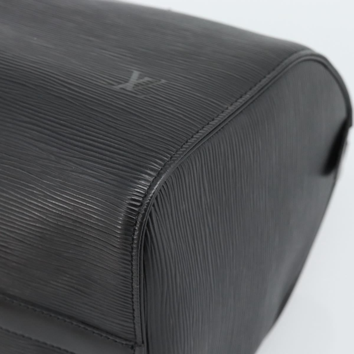 LOUIS VUITTON Epi Speedy 30 Hand Bag Noir Black M43002 LV Auth 184956V