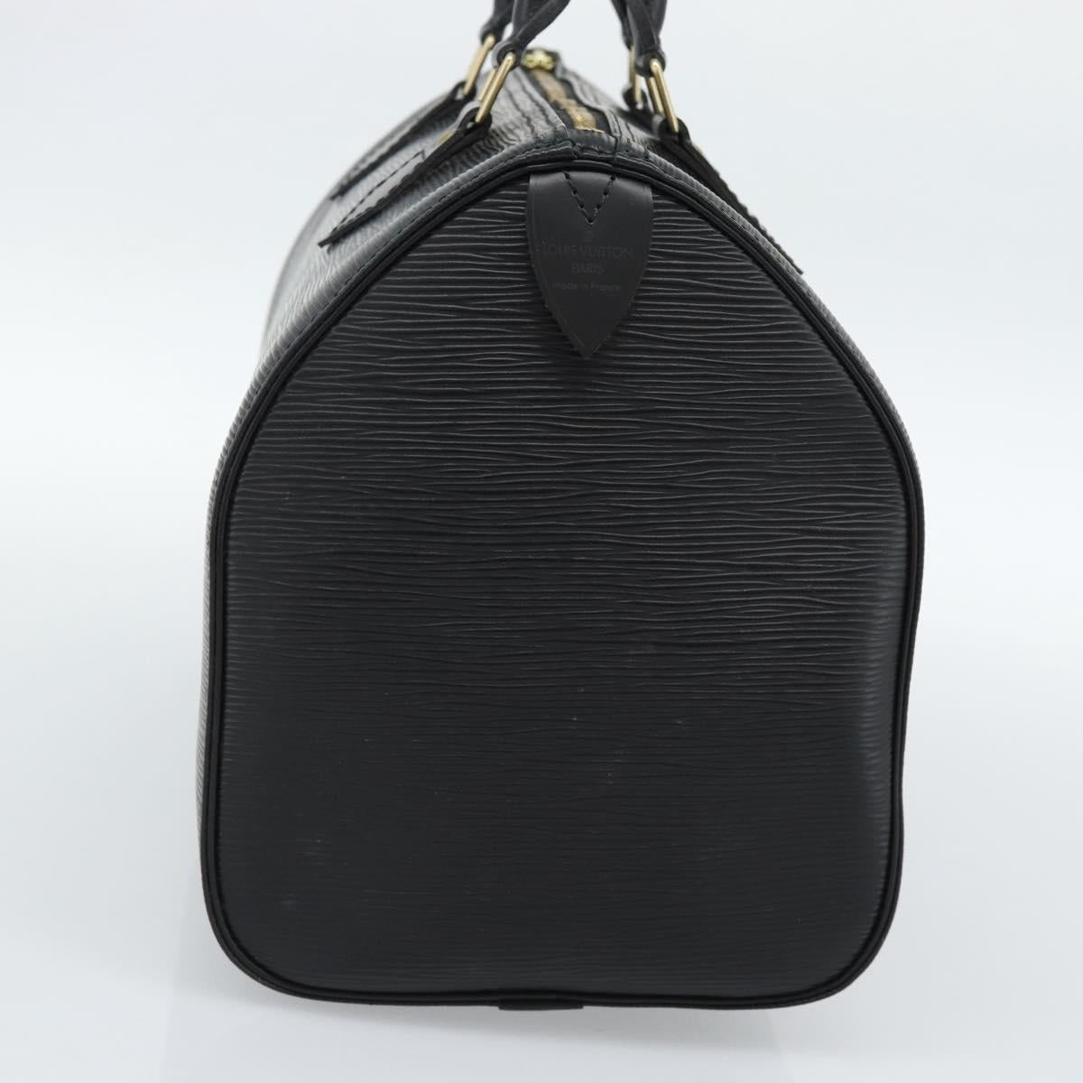 LOUIS VUITTON Epi Speedy 30 Hand Bag Noir Black M43002 LV Auth 184956V