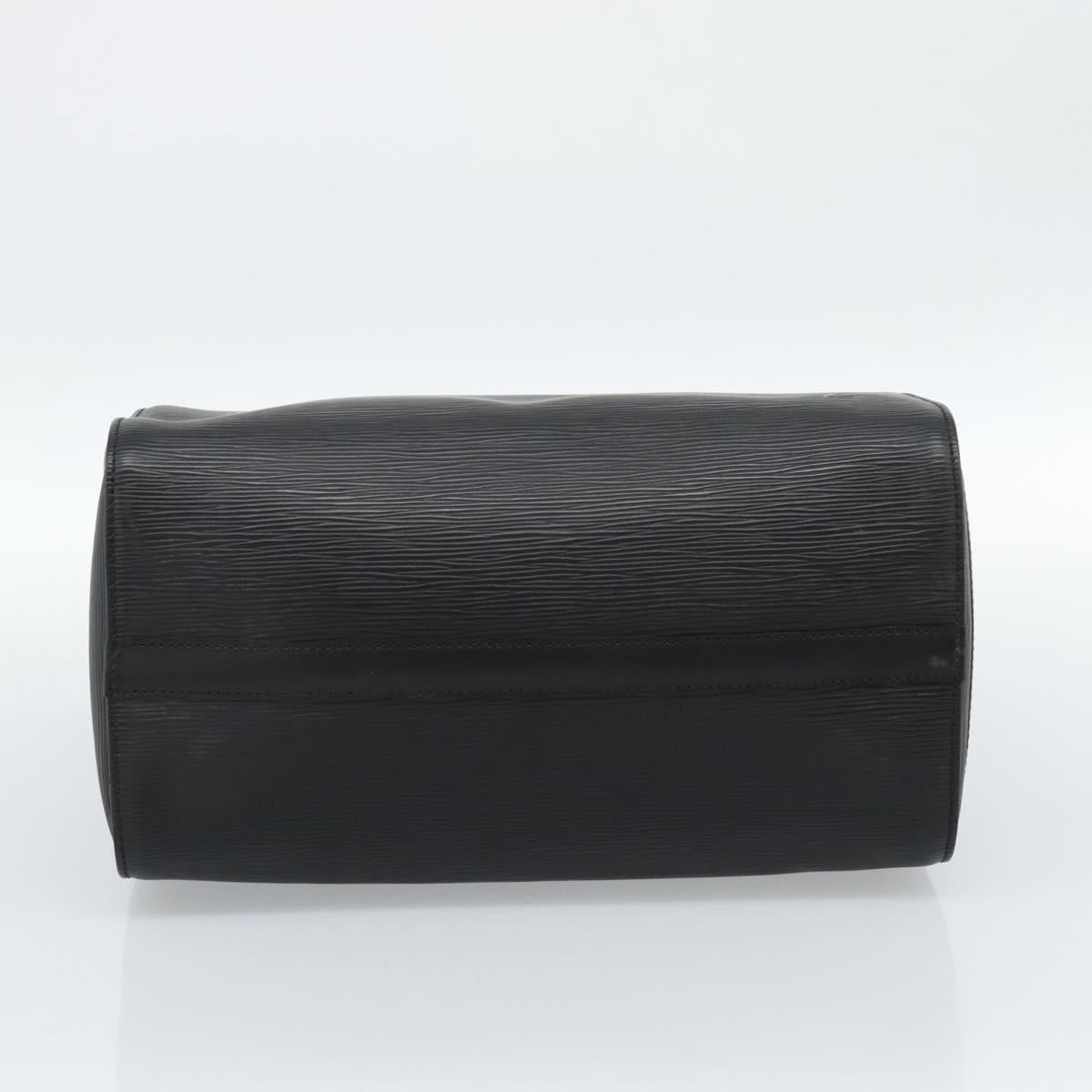 LOUIS VUITTON Epi Speedy 30 Hand Bag Noir Black M43002 LV Auth 184956V
