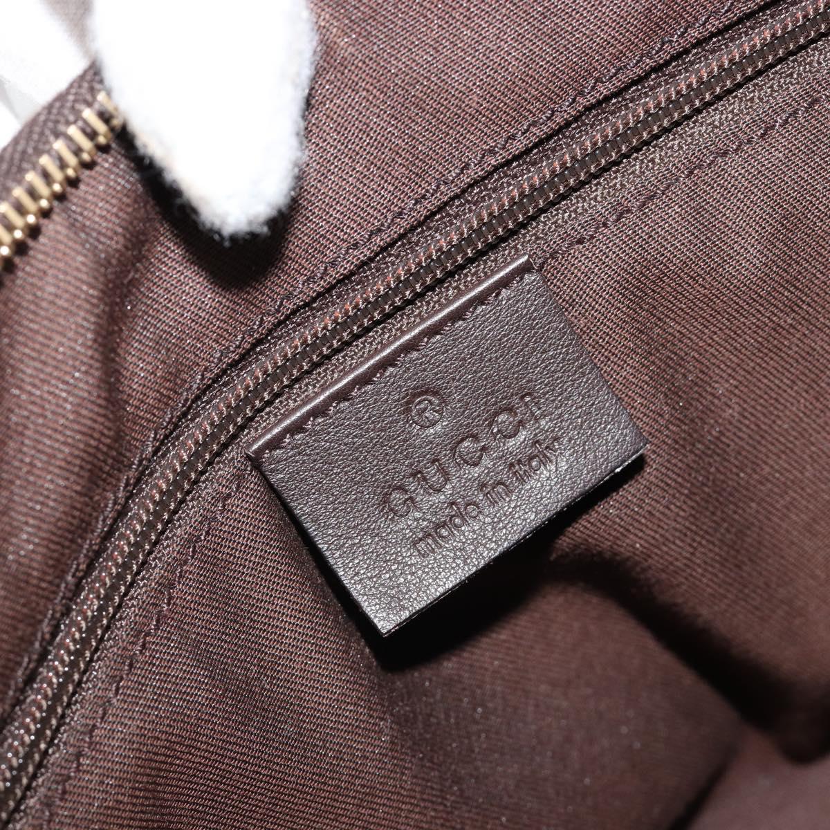 GUCCI Abbey GG Canvas Shoulder Bag Beige Gold 190525 Auth 184958SV