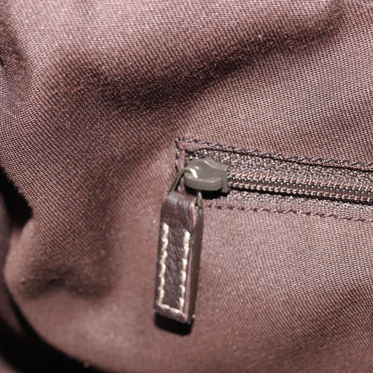 GUCCI Abbey GG Canvas Shoulder Bag Beige Gold 190525 Auth 184958SV