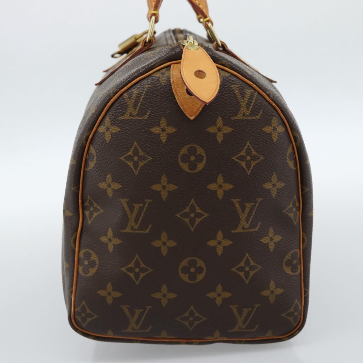 LOUIS VUITTON Monogram Speedy 30 Hand Bag M41526 LV Auth 184966V