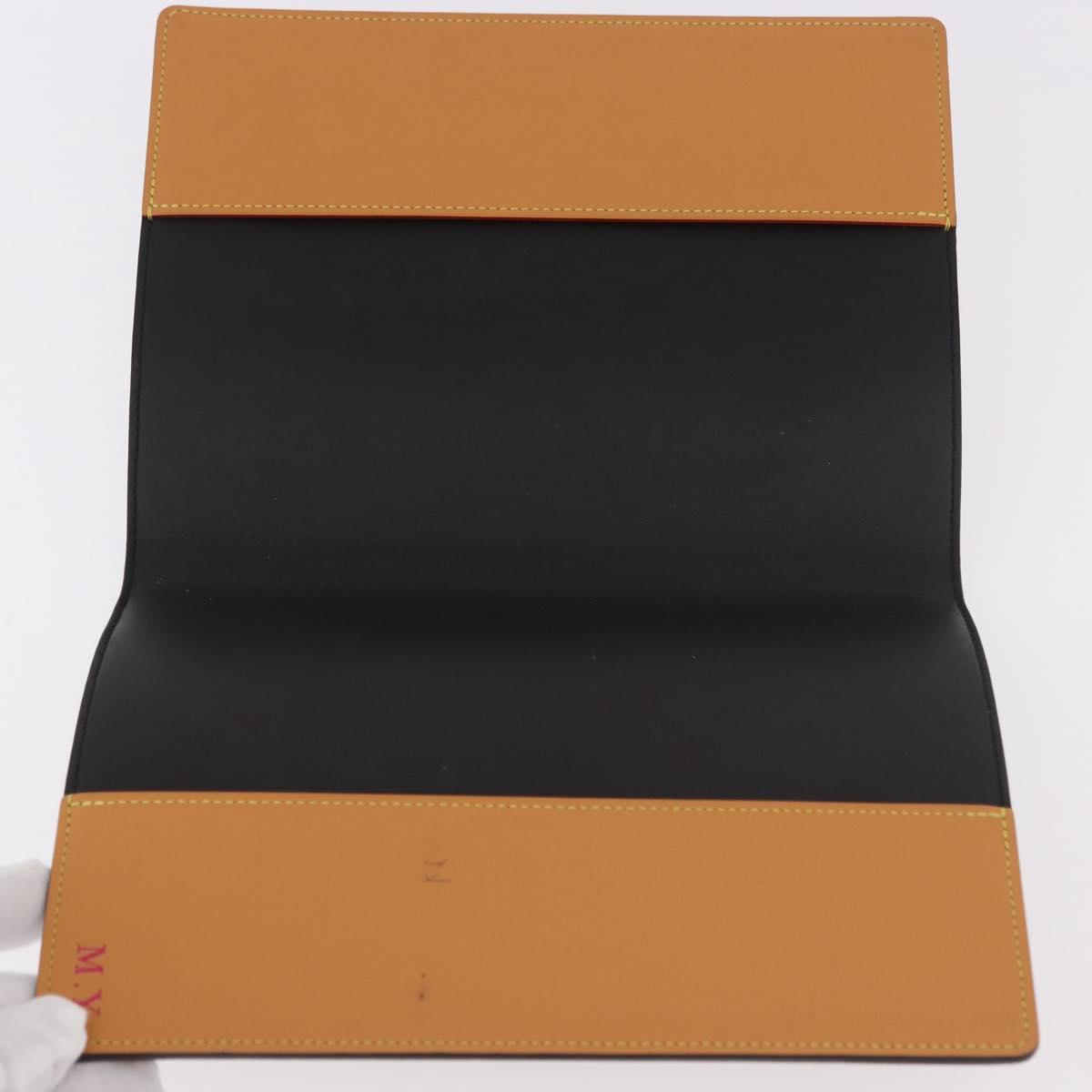 LOUIS VUITTON Monogram Stripe NIGO Quverture Carnet Brown GI0720 LV Auth 184969M