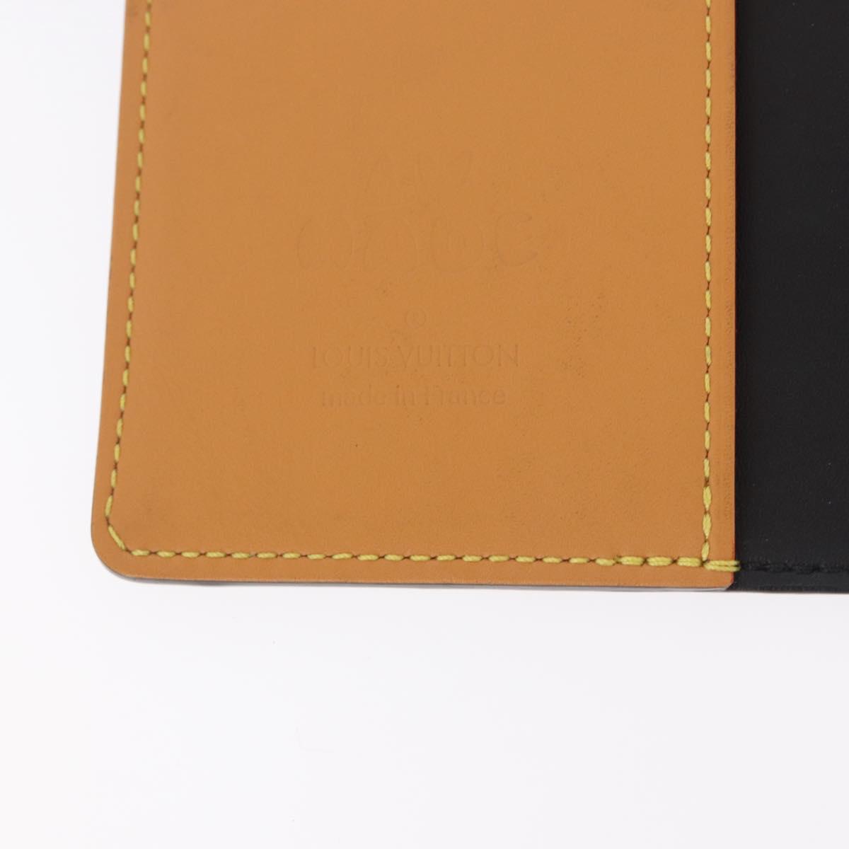 LOUIS VUITTON Monogram Stripe NIGO Quverture Carnet Brown GI0720 LV Auth 184969M