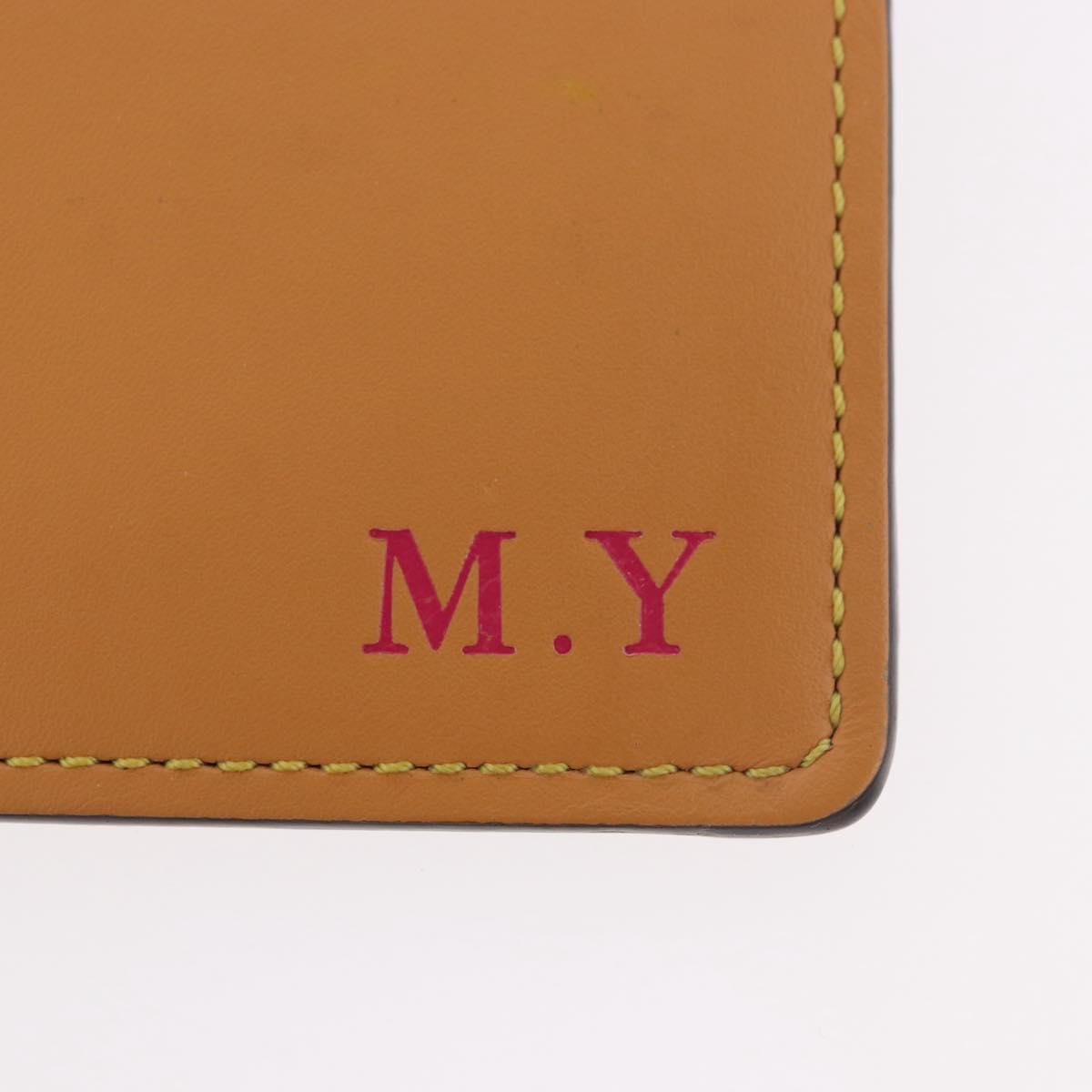 LOUIS VUITTON Monogram Stripe NIGO Quverture Carnet Brown GI0720 LV Auth 184969M