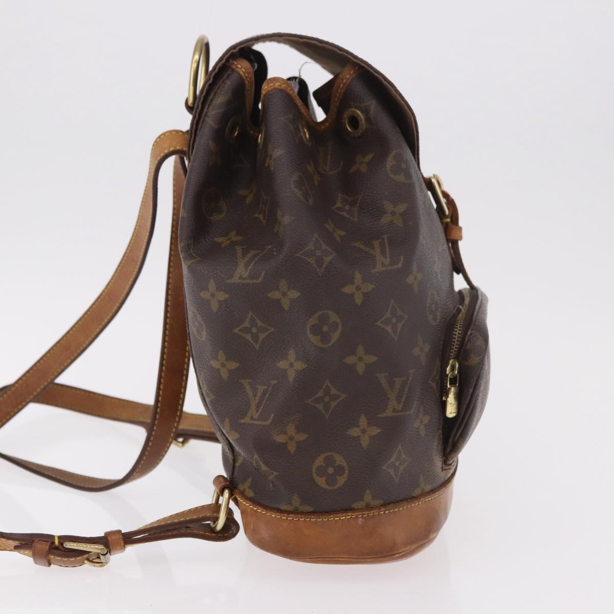 LOUIS VUITTON Monogram Montsouris MM Backpack M51136 LV Auth 184993