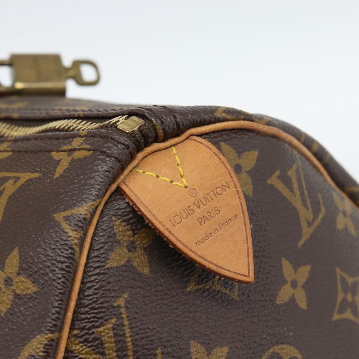 LOUIS VUITTON Monogram Speedy 40 Hand Bag M41522 LV Auth 184995V