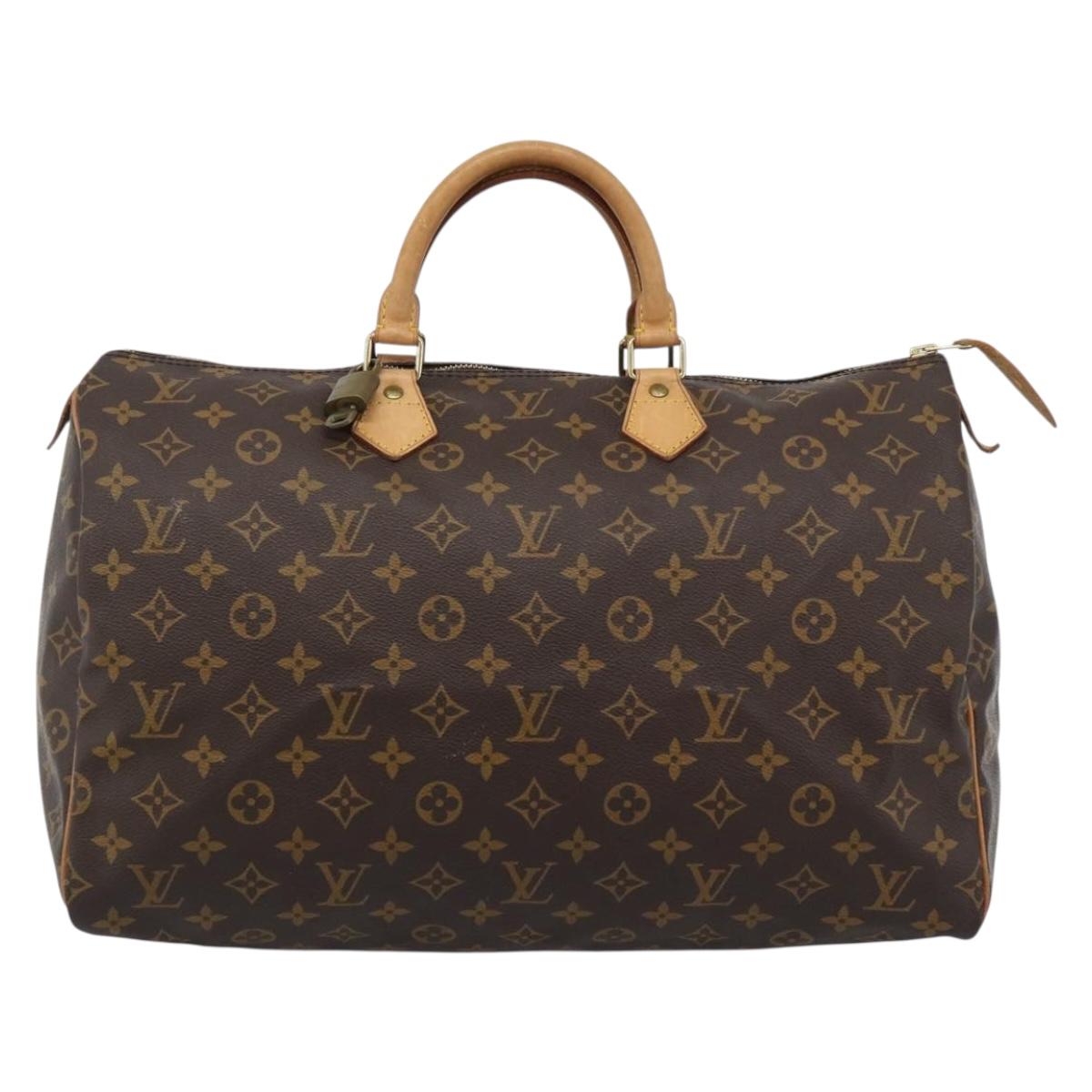 LOUIS VUITTON Monogram Speedy 40 Hand Bag M41522 LV Auth 184995V