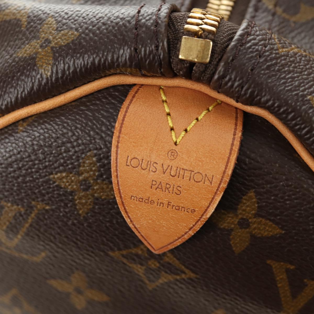 LOUIS VUITTON Monogram Keepall 45 Boston Bag M41428 LV Auth 184996V