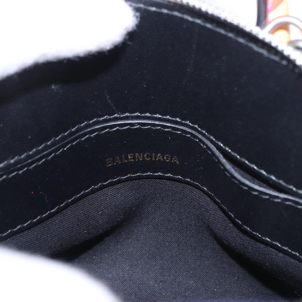 BALENCIAGA Ville XXS Hand Bag Leather 2way Rainbow 550646 Auth 185014M
