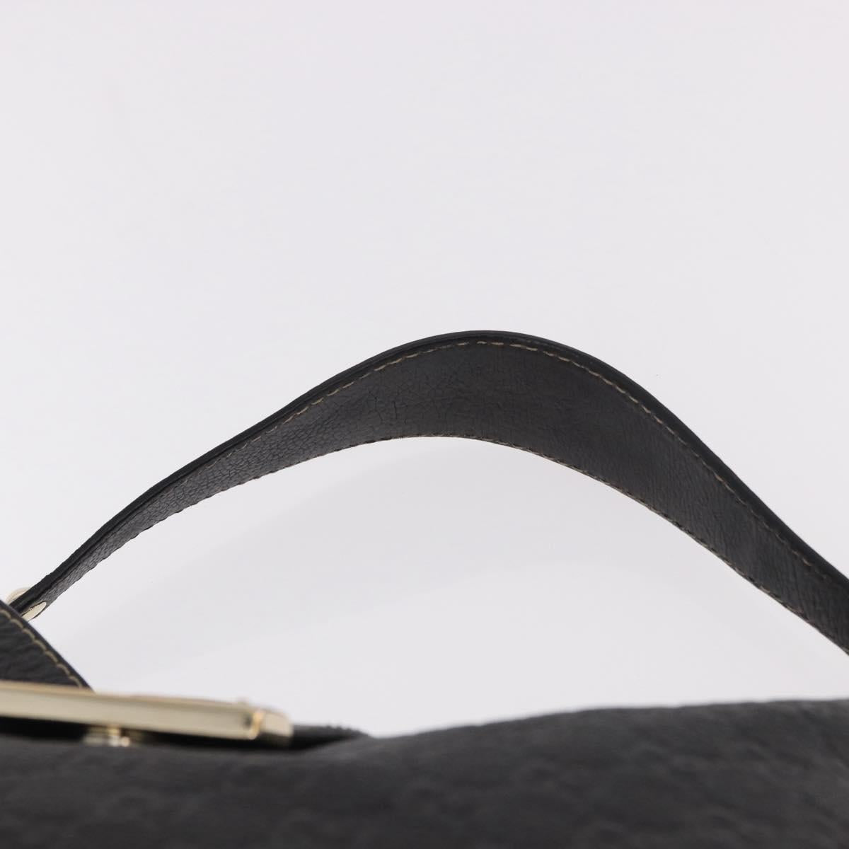 GUCCI GG Canvas Guccissima Bag Leather Dark Brown Gold 233604 Auth 185035V