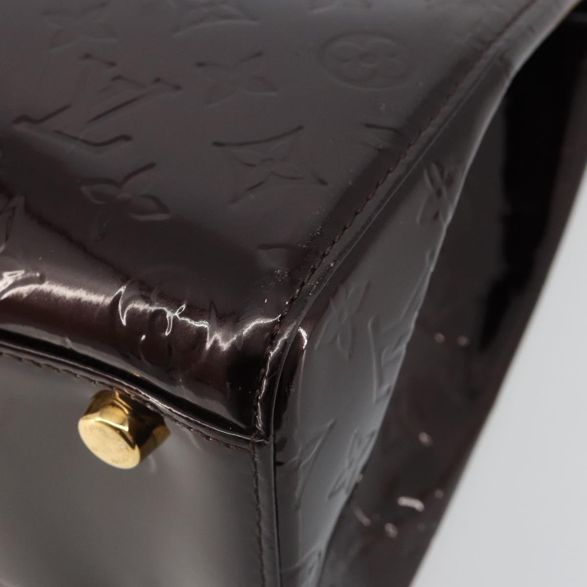 LOUIS VUITTON Monogram Vernis Blair GM Bag 2way Amarante M91616 LV Auth 185036