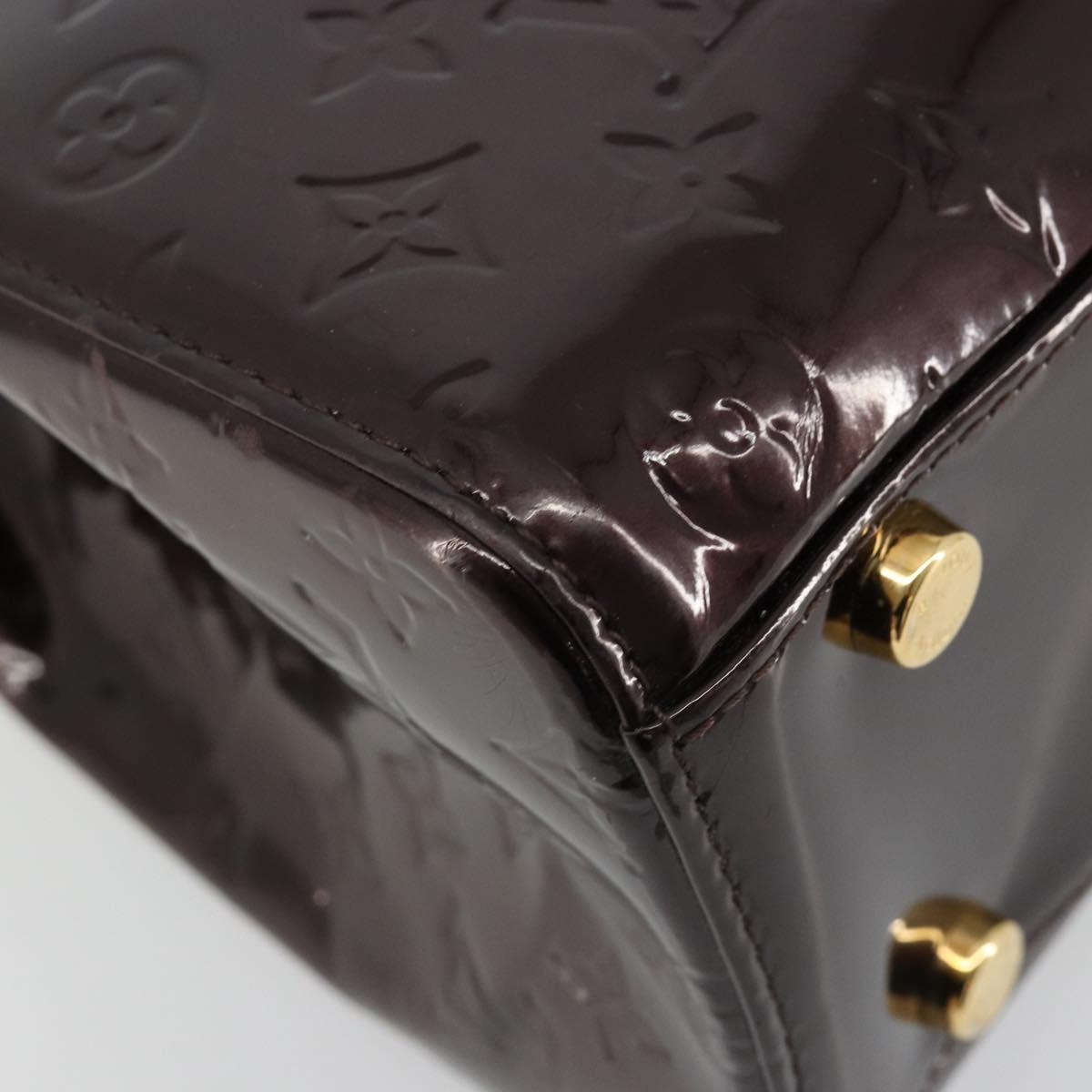 LOUIS VUITTON Monogram Vernis Blair GM Bag 2way Amarante M91616 LV Auth 185036