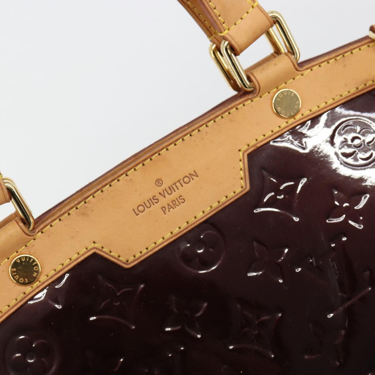 LOUIS VUITTON Monogram Vernis Blair GM Bag 2way Amarante M91616 LV Auth 185036