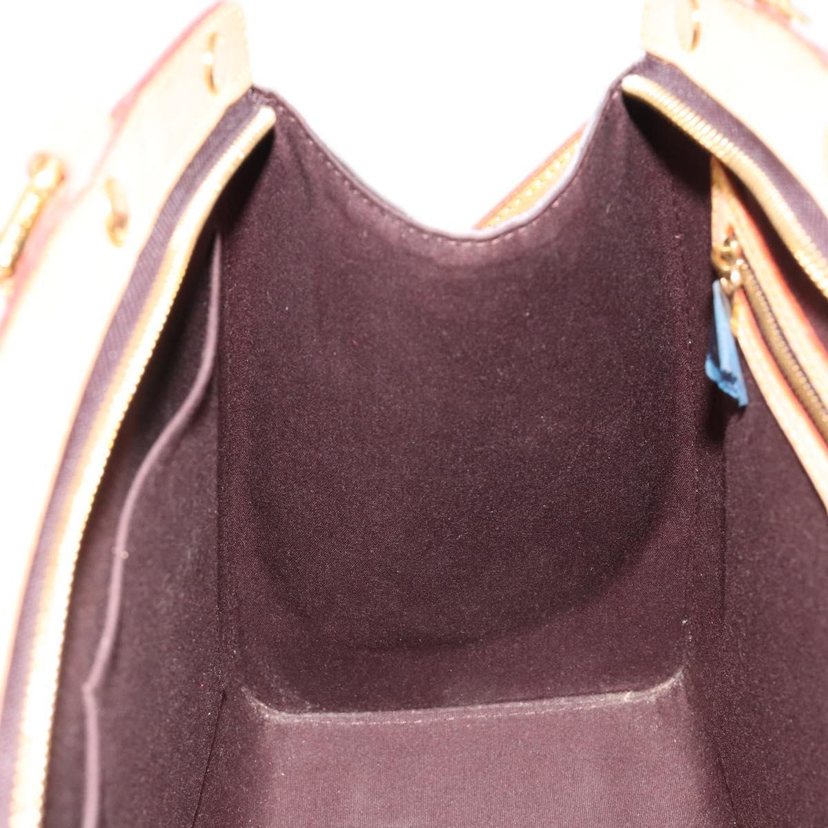 LOUIS VUITTON Monogram Vernis Blair GM Bag 2way Amarante M91616 LV Auth 185036