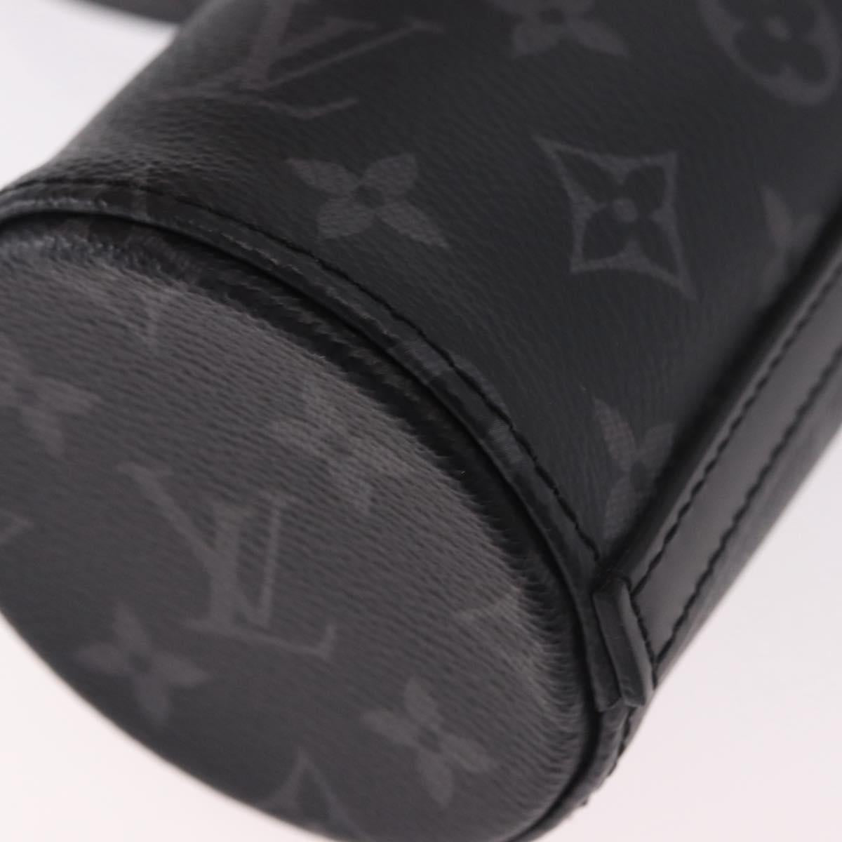 LOUIS VUITTON Monogram Eclipse Bottle Holder Porte Boutille GI0398 Auth 185037V