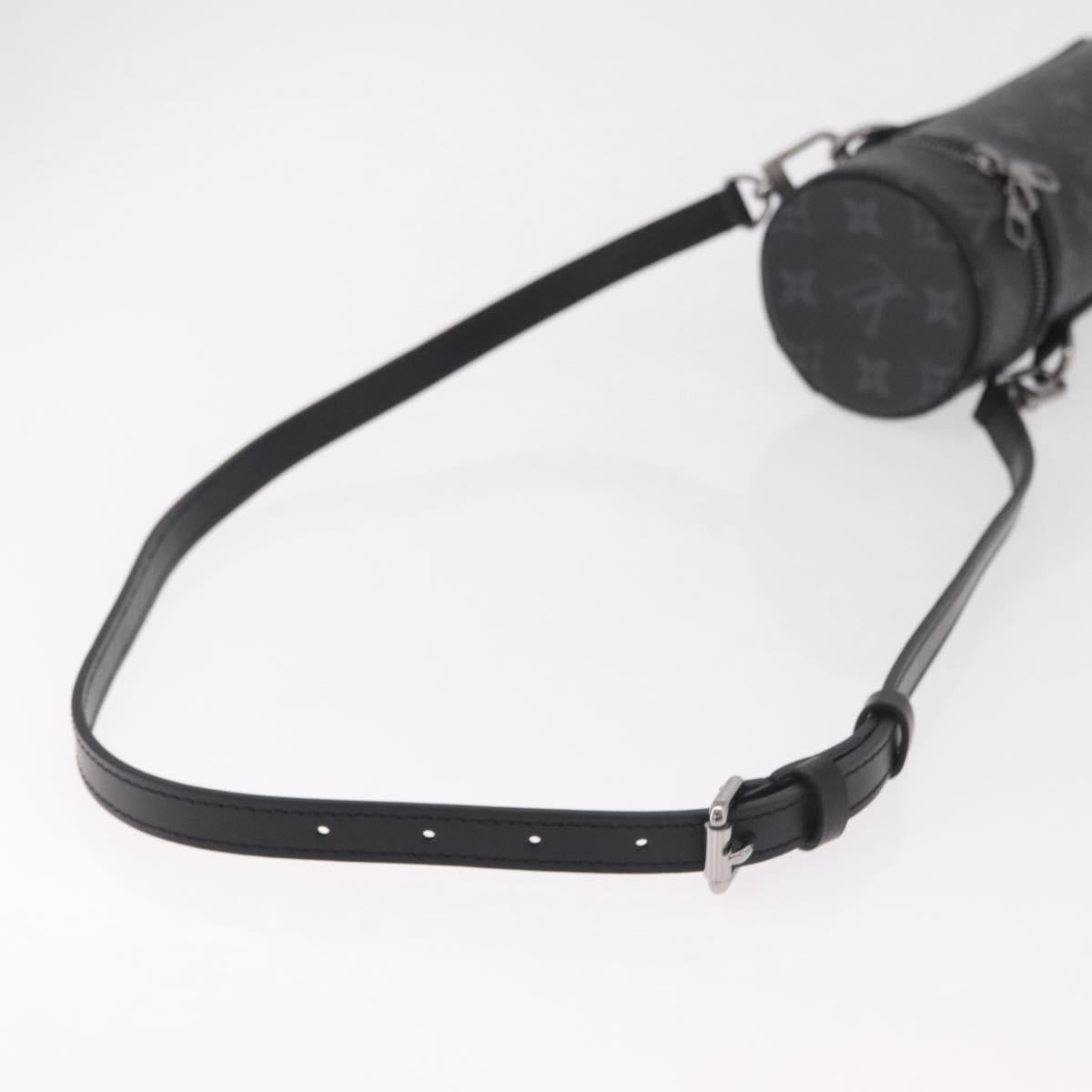 LOUIS VUITTON Monogram Eclipse Bottle Holder Porte Boutille GI0398 Auth 185037V