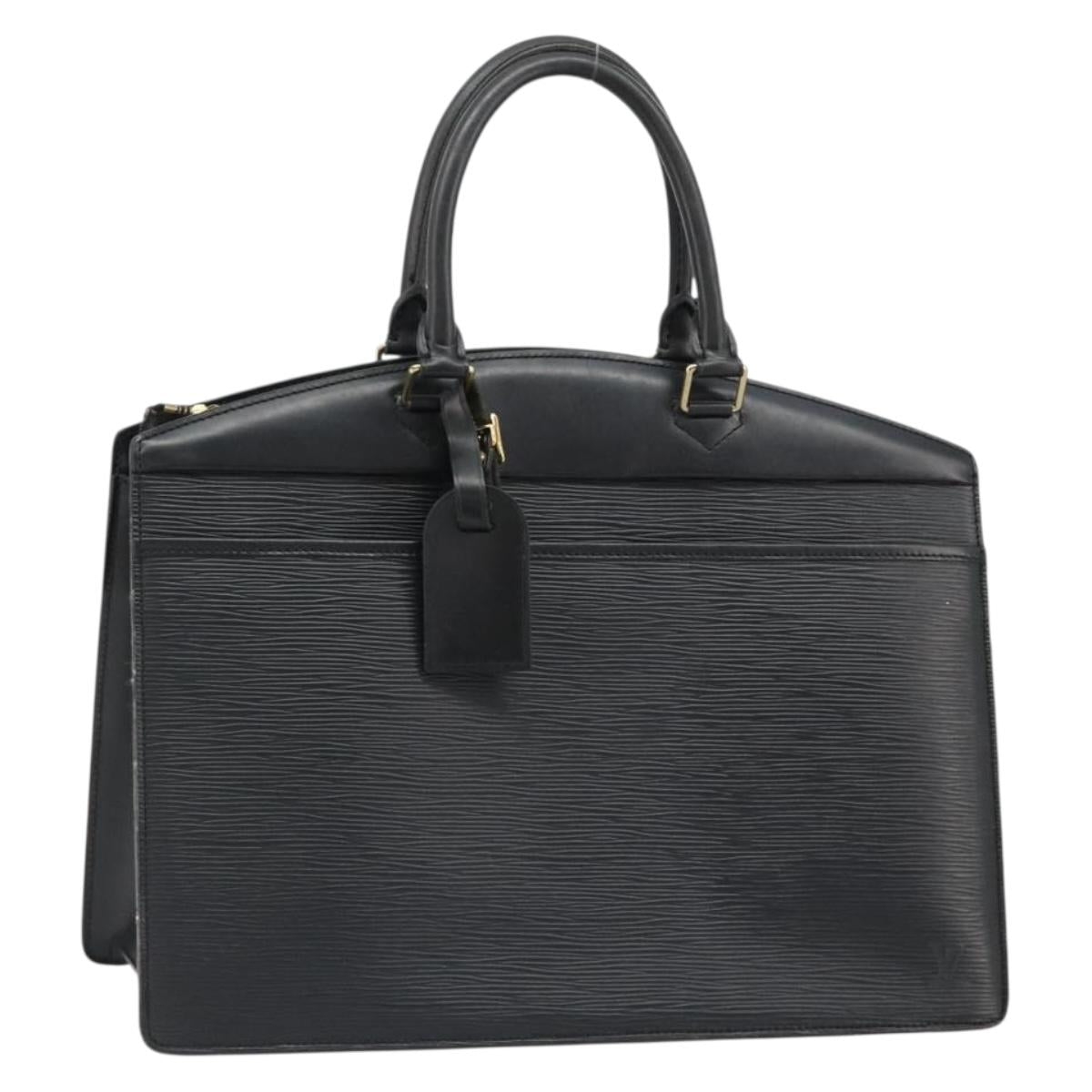 LOUIS VUITTON Epi Riviera Hand Bag Black M48182 LV Auth 185038