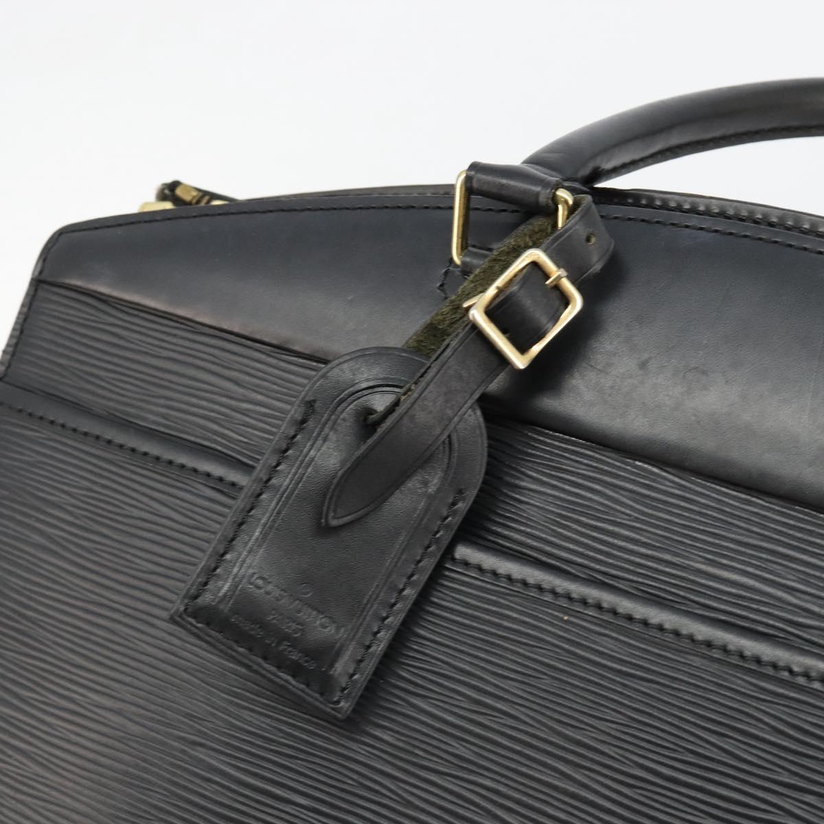LOUIS VUITTON Epi Riviera Hand Bag Black M48182 LV Auth 185038