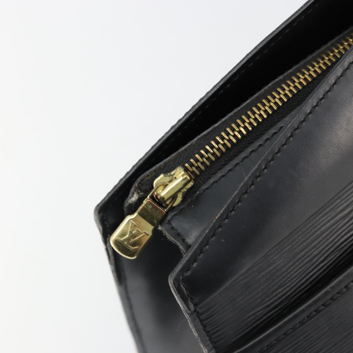 LOUIS VUITTON Epi Riviera Hand Bag Black M48182 LV Auth 185038
