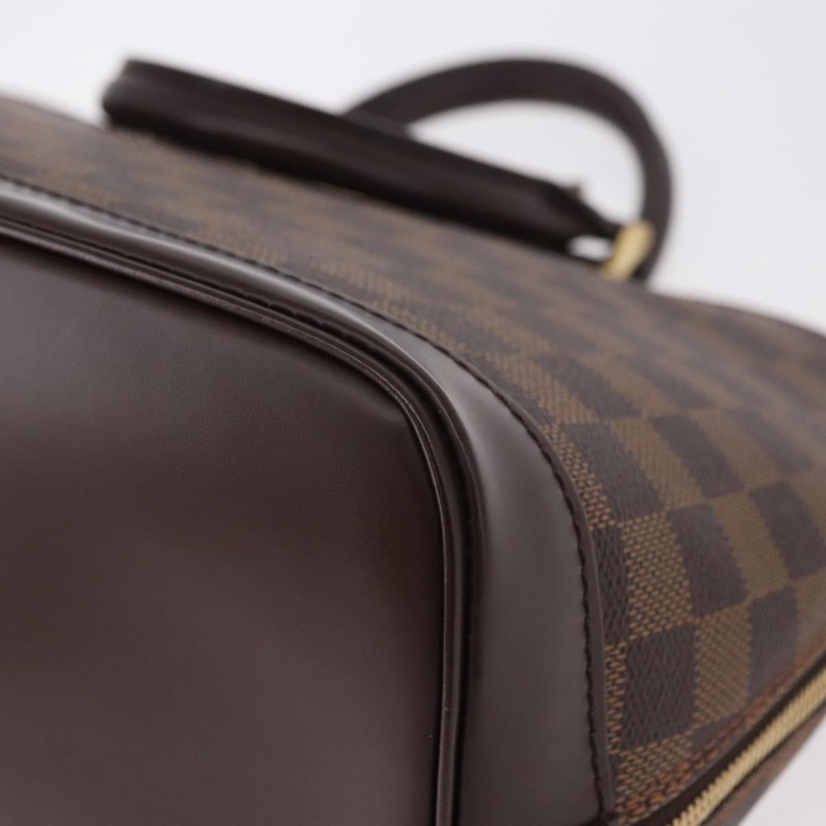 LOUIS VUITTON Damier Ebene Alma Hand Bag N51131 LV Auth 185040SAV