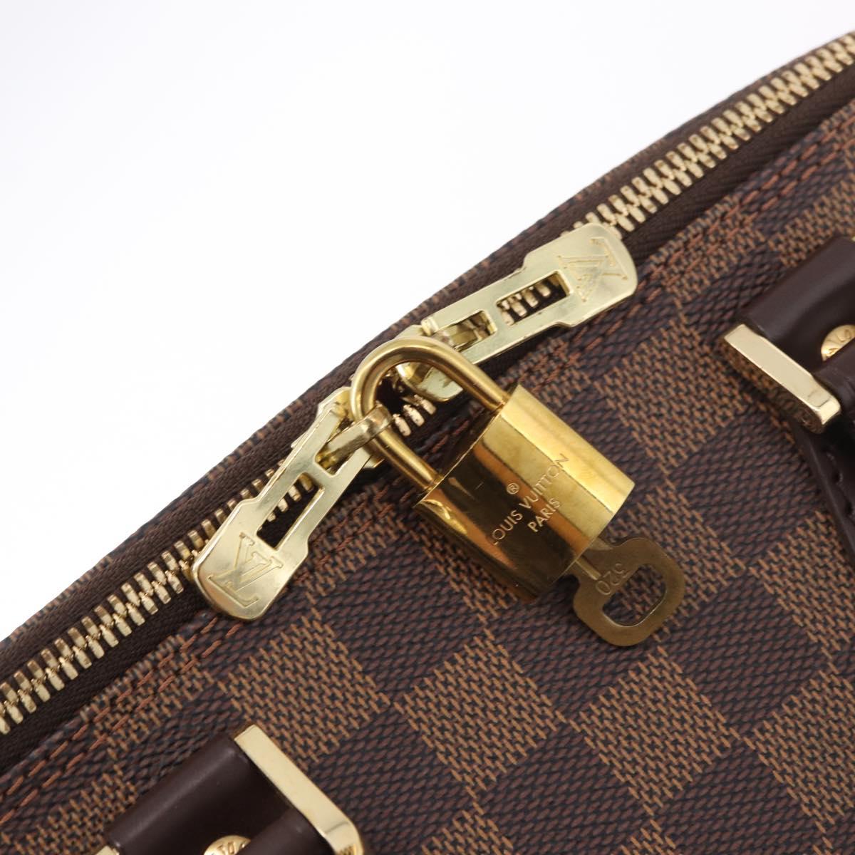 LOUIS VUITTON Damier Ebene Alma Hand Bag N51131 LV Auth 185040SAV