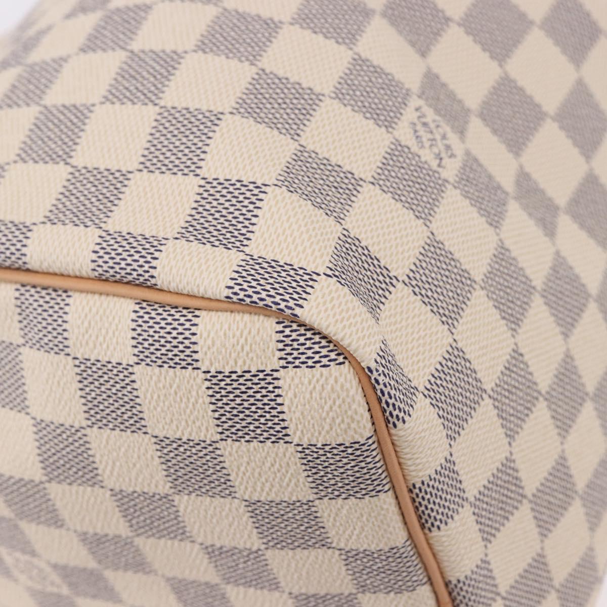 LOUIS VUITTON Damier Azur Speedy 30 Hand Bag N41533 LV Auth 185041SAM