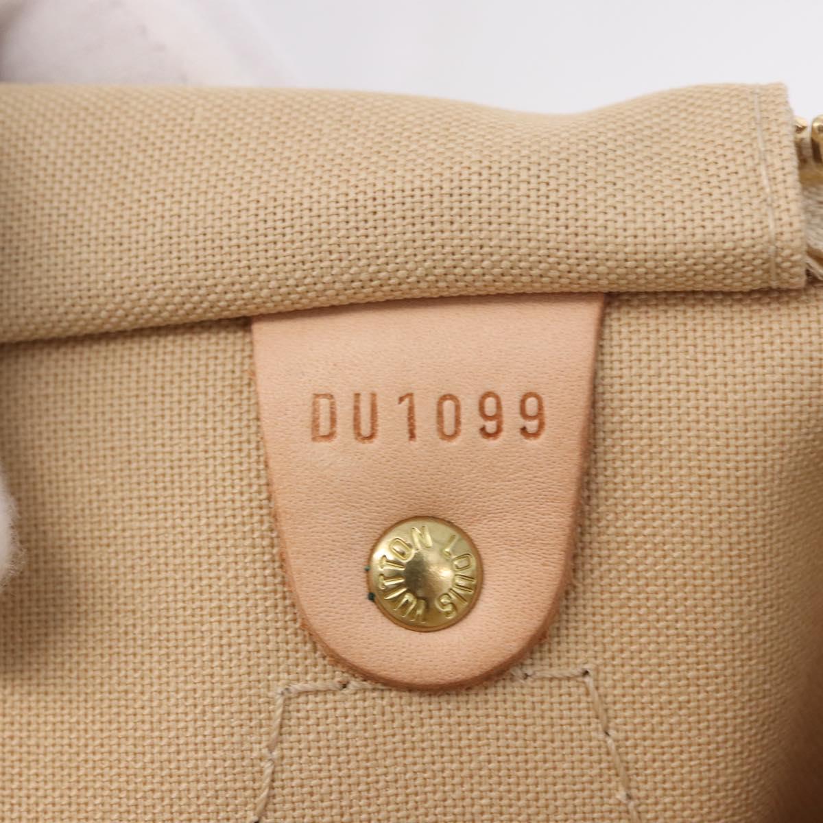 LOUIS VUITTON Damier Azur Speedy 30 Hand Bag N41533 LV Auth 185041SAM