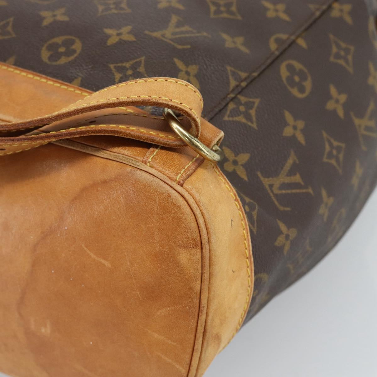 LOUIS VUITTON Monogram Montsouris GM Backpack M51135 LV Auth 185042