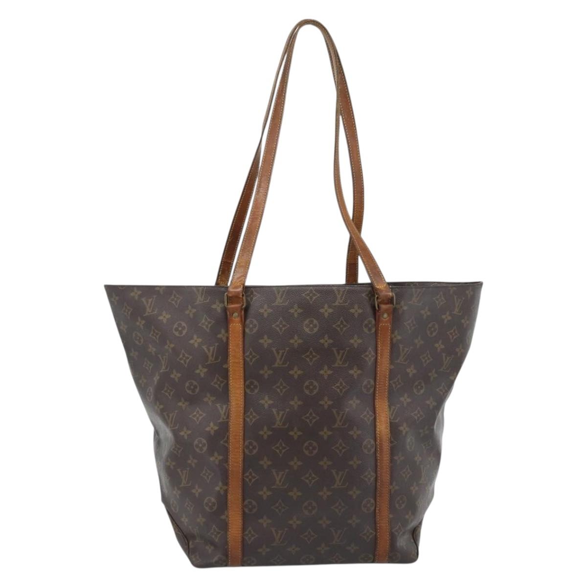 LOUIS VUITTON Monogram Sac Shopping GM Tote Bag M51110 LV Auth 185043