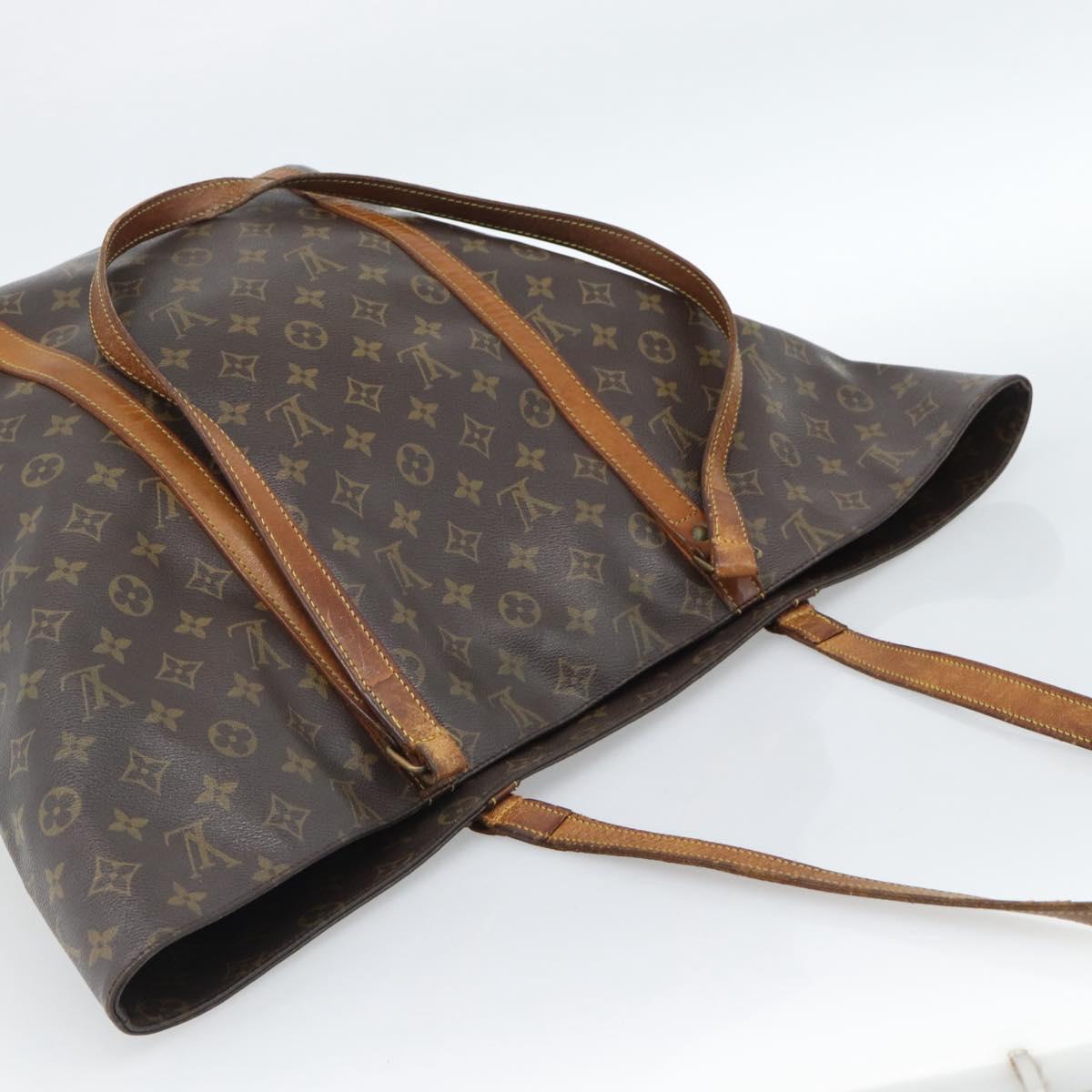 LOUIS VUITTON Monogram Sac Shopping GM Tote Bag M51110 LV Auth 185043