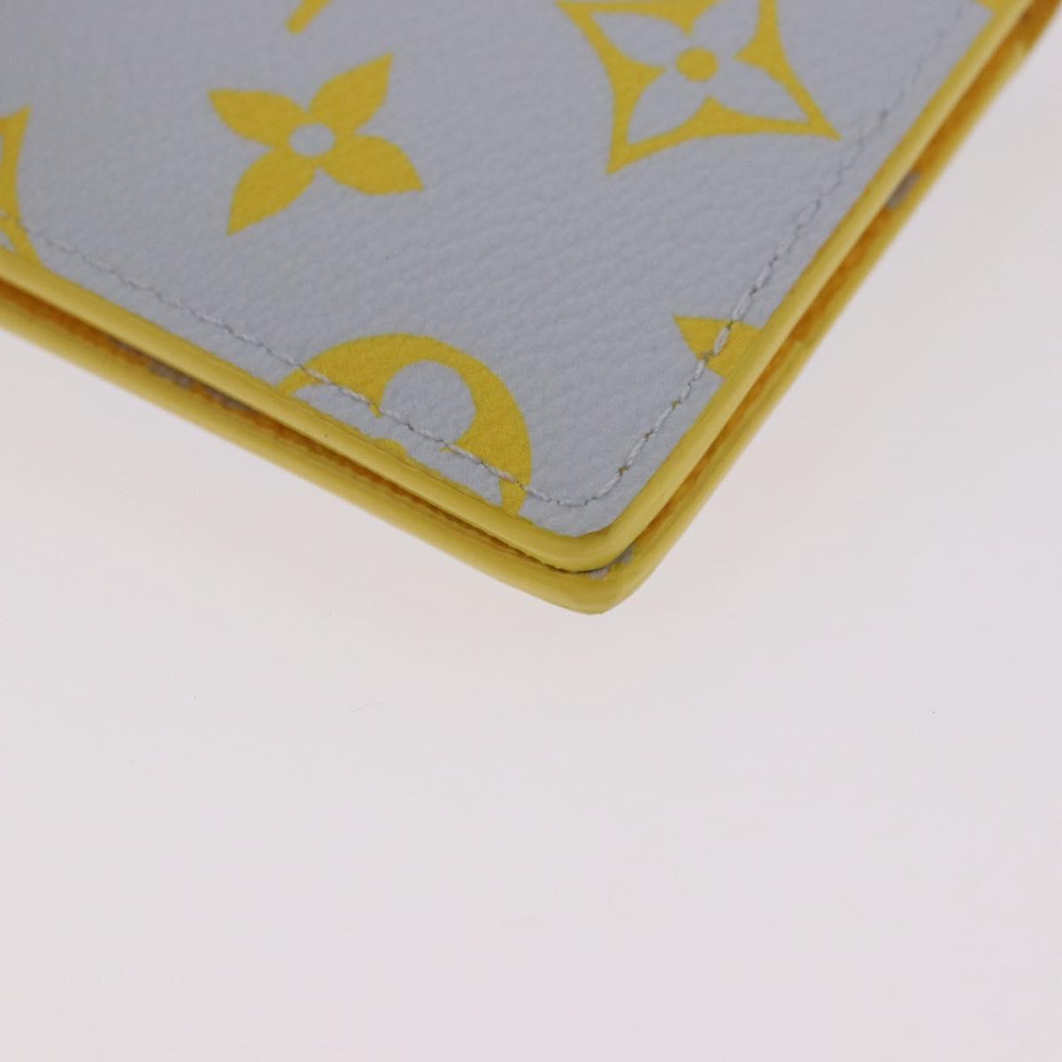 LOUIS VUITTON Reverse Organizer Dupoch Card Case Yellow M14769 LV Auth 185049SAM