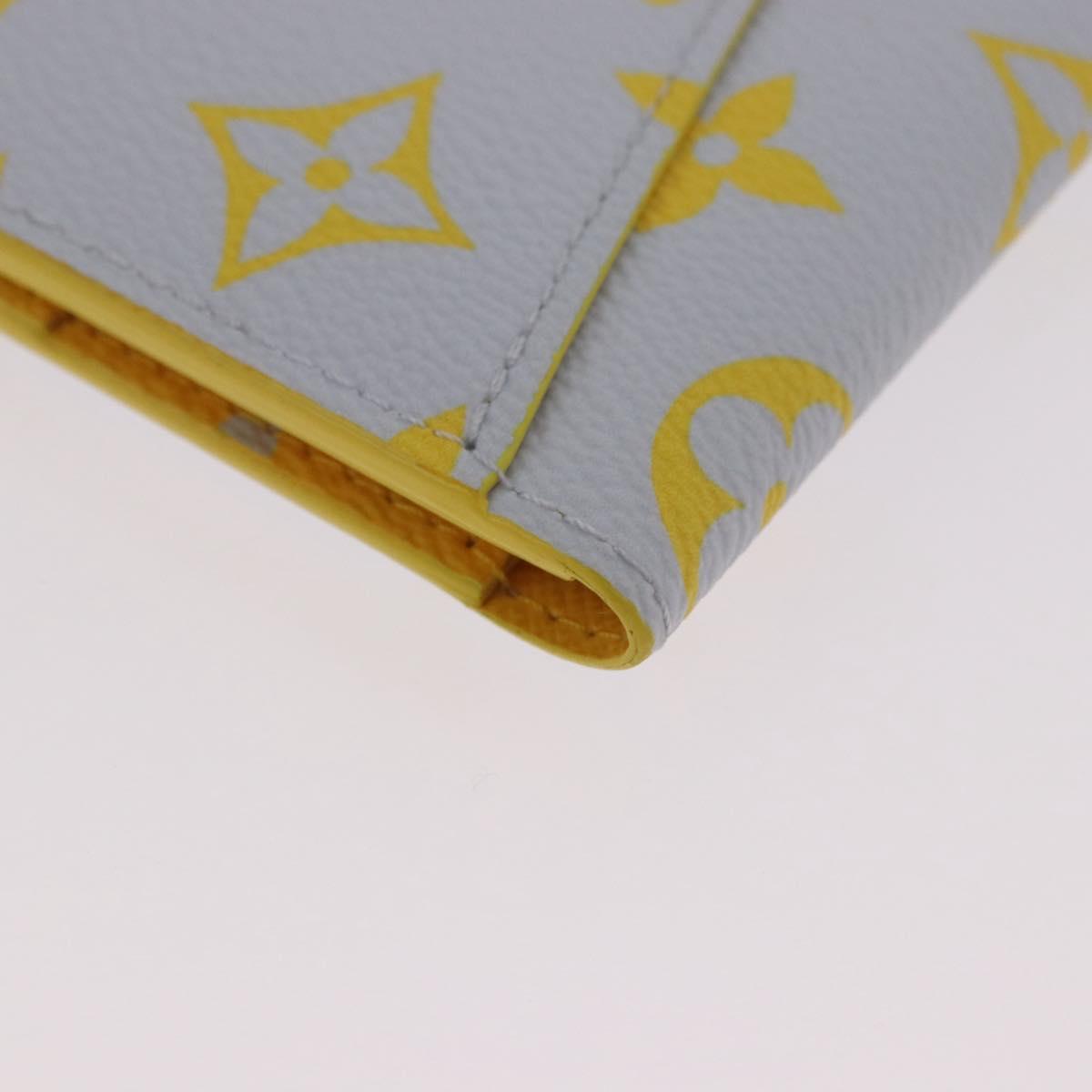 LOUIS VUITTON Reverse Organizer Dupoch Card Case Yellow M14769 LV Auth 185049SAM