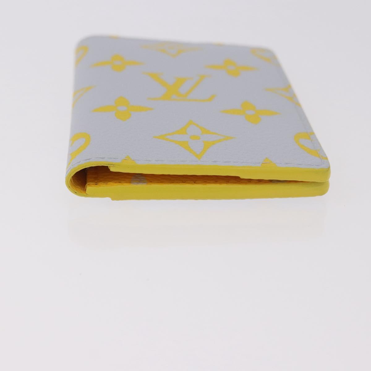 LOUIS VUITTON Reverse Organizer Dupoch Card Case Yellow M14769 LV Auth 185049SAM
