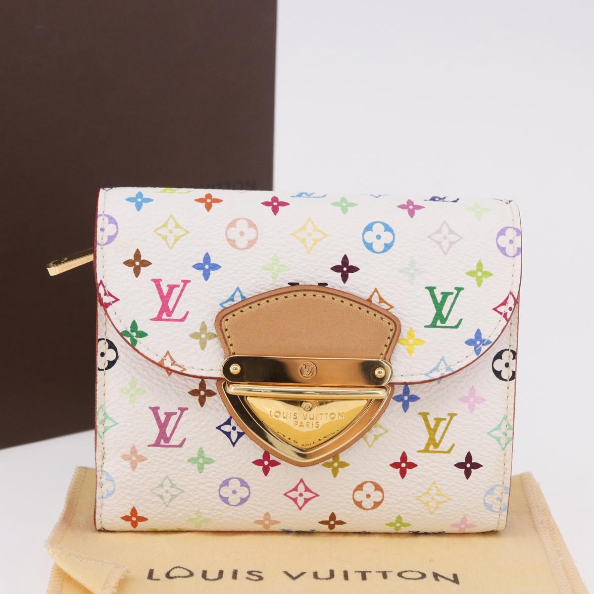 LOUIS VUITTON Monogram Multicolor Portefeuille Joy Wallet M60281 Auth 185053SAM
