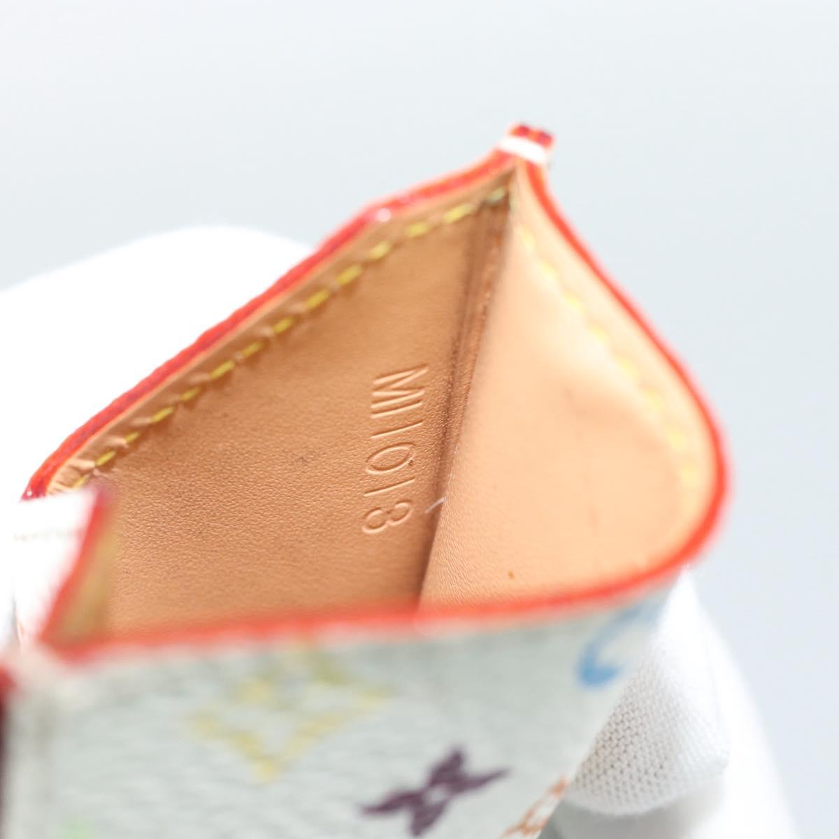 LOUIS VUITTON Monogram Multicolor Etui Hand Mirror White M92651 LV Auth 185055