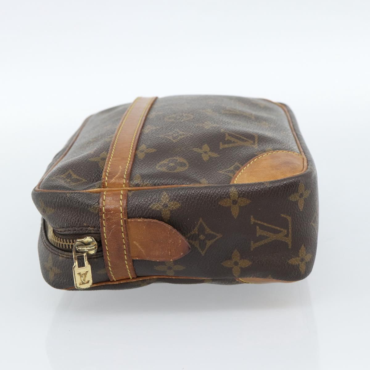 LOUIS VUITTON Monogram Compiegne 28 Clutch Bag M51845 LV Auth 185083