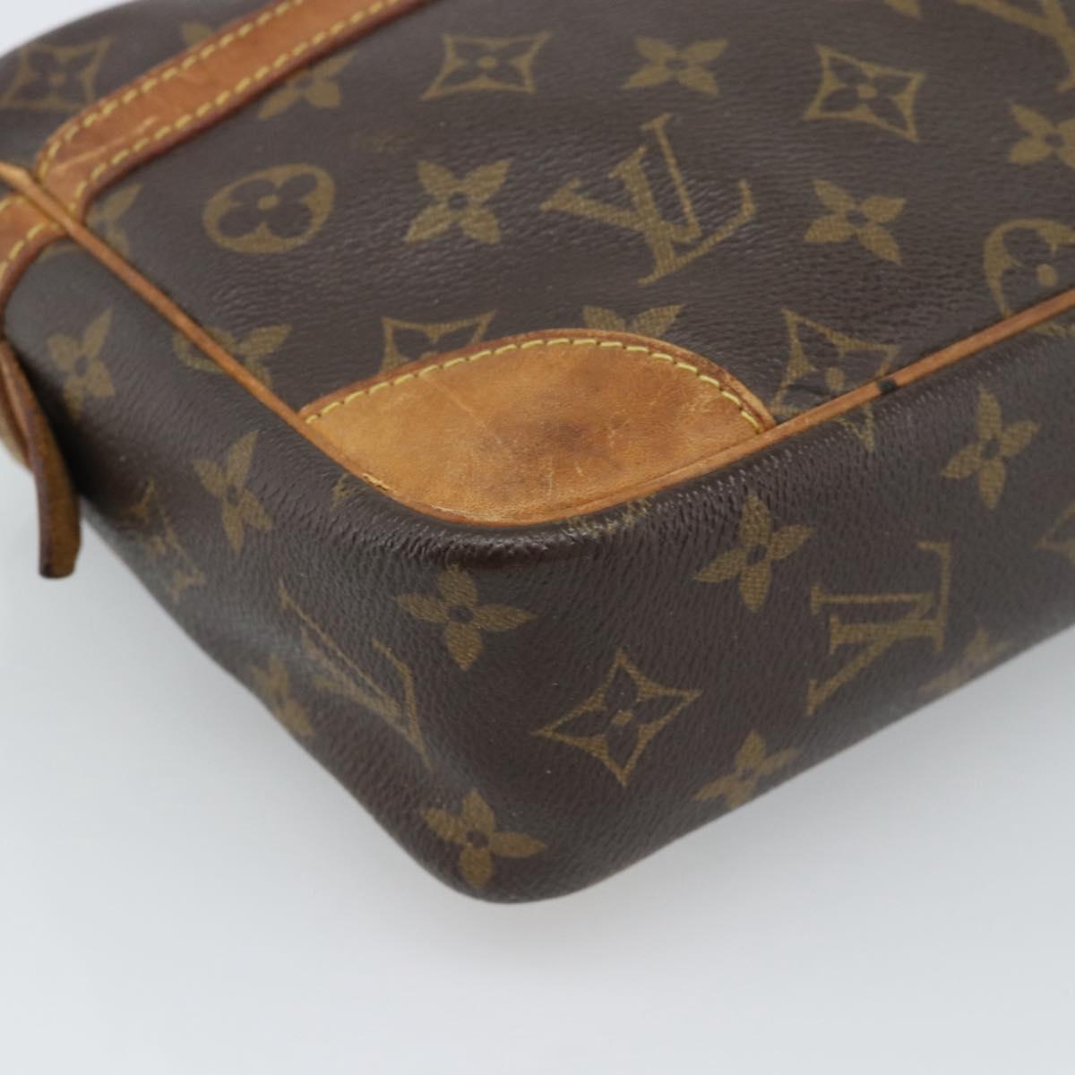 LOUIS VUITTON Monogram Compiegne 28 Clutch Bag M51845 LV Auth 185083