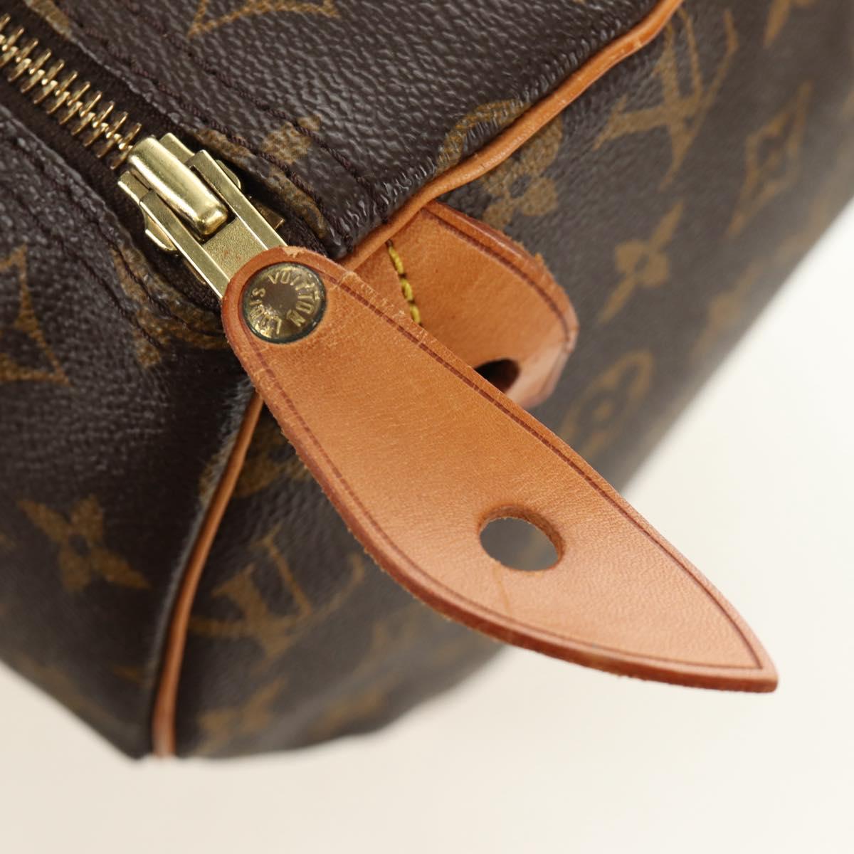 LOUIS VUITTON Monogram Speedy 30 Hand Bag M41526 LV Auth 185084V