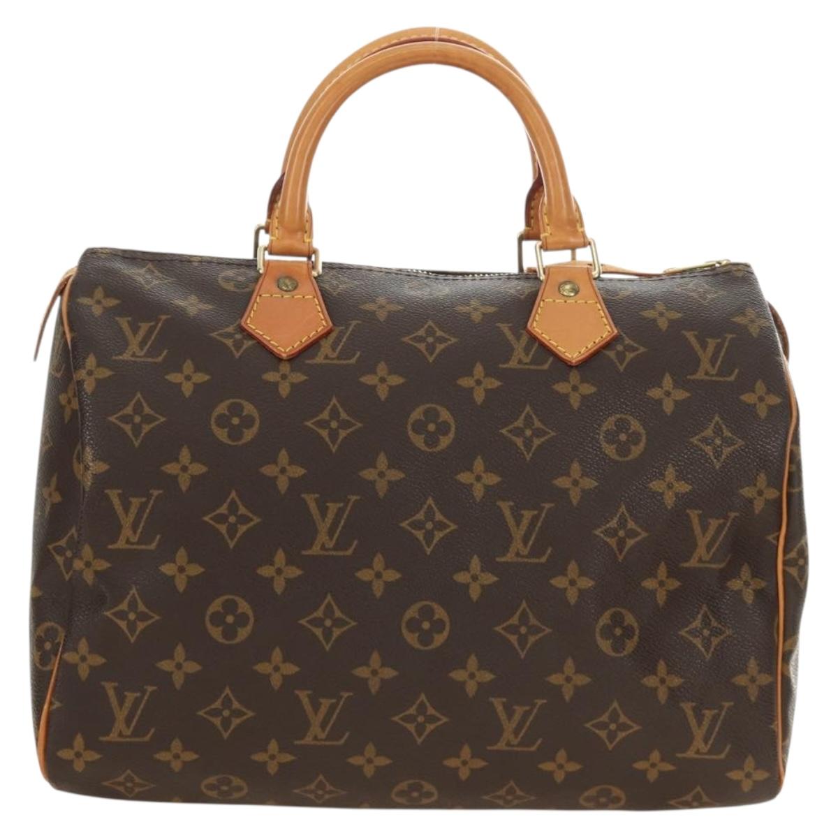 LOUIS VUITTON Monogram Speedy 30 Hand Bag M41526 LV Auth 185084V