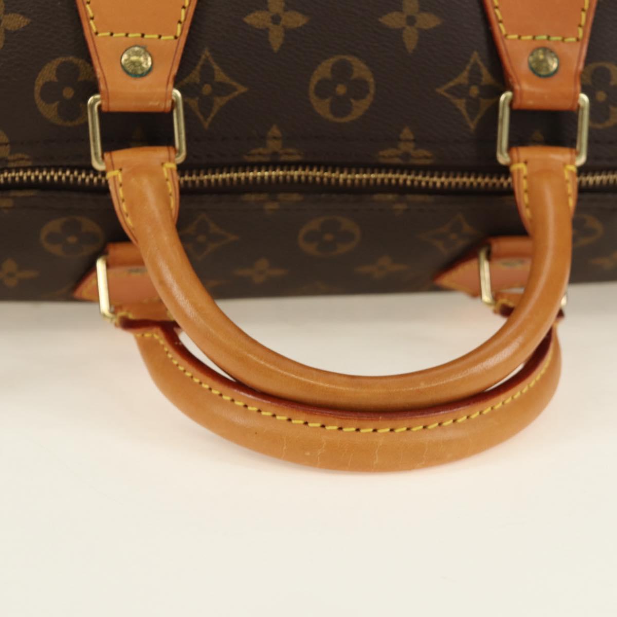 LOUIS VUITTON Monogram Speedy 30 Hand Bag M41526 LV Auth 185084V