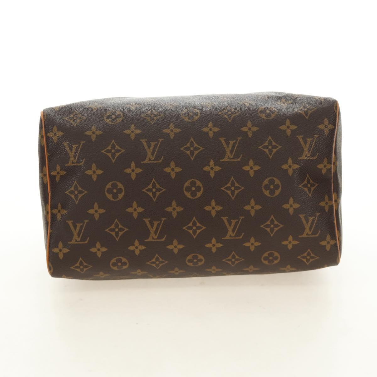LOUIS VUITTON Monogram Speedy 30 Hand Bag M41526 LV Auth 185084V