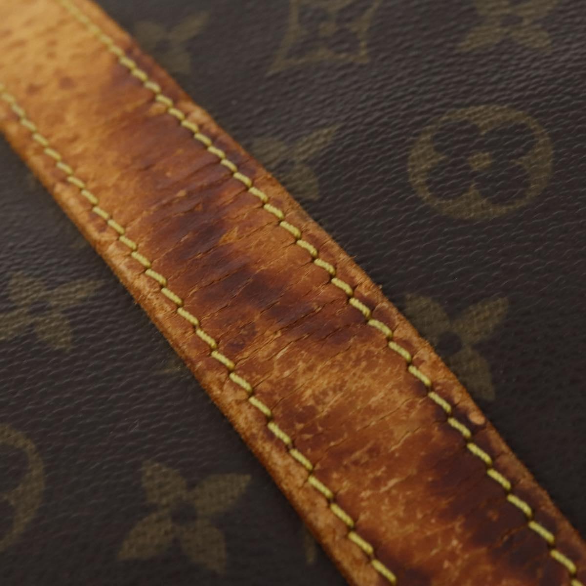 LOUIS VUITTON Monogram Keepall 60 Boston Bag M41422 LV Auth 185112