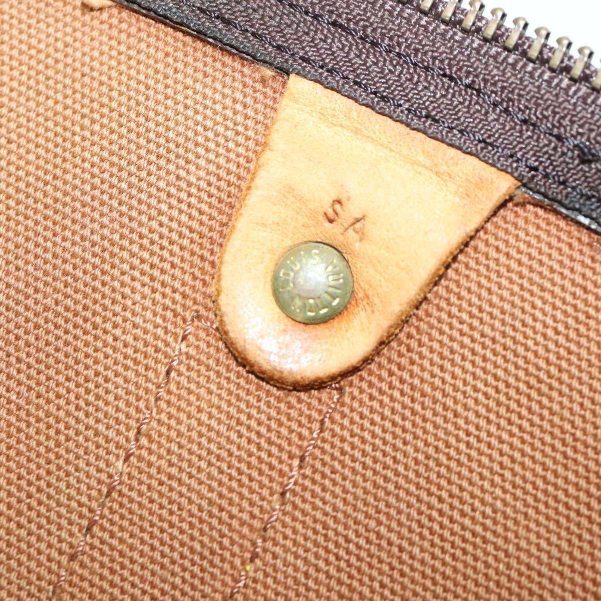 LOUIS VUITTON Monogram Keepall 60 Boston Bag M41422 LV Auth 185112