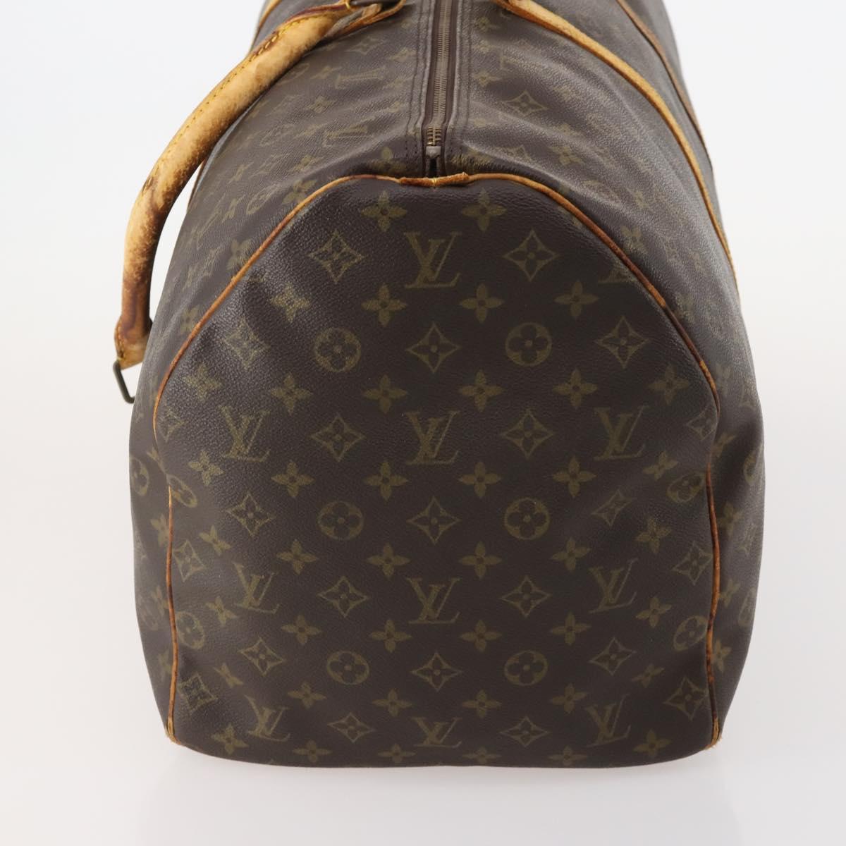 LOUIS VUITTON Monogram Keepall 60 Boston Bag M41422 LV Auth 185112
