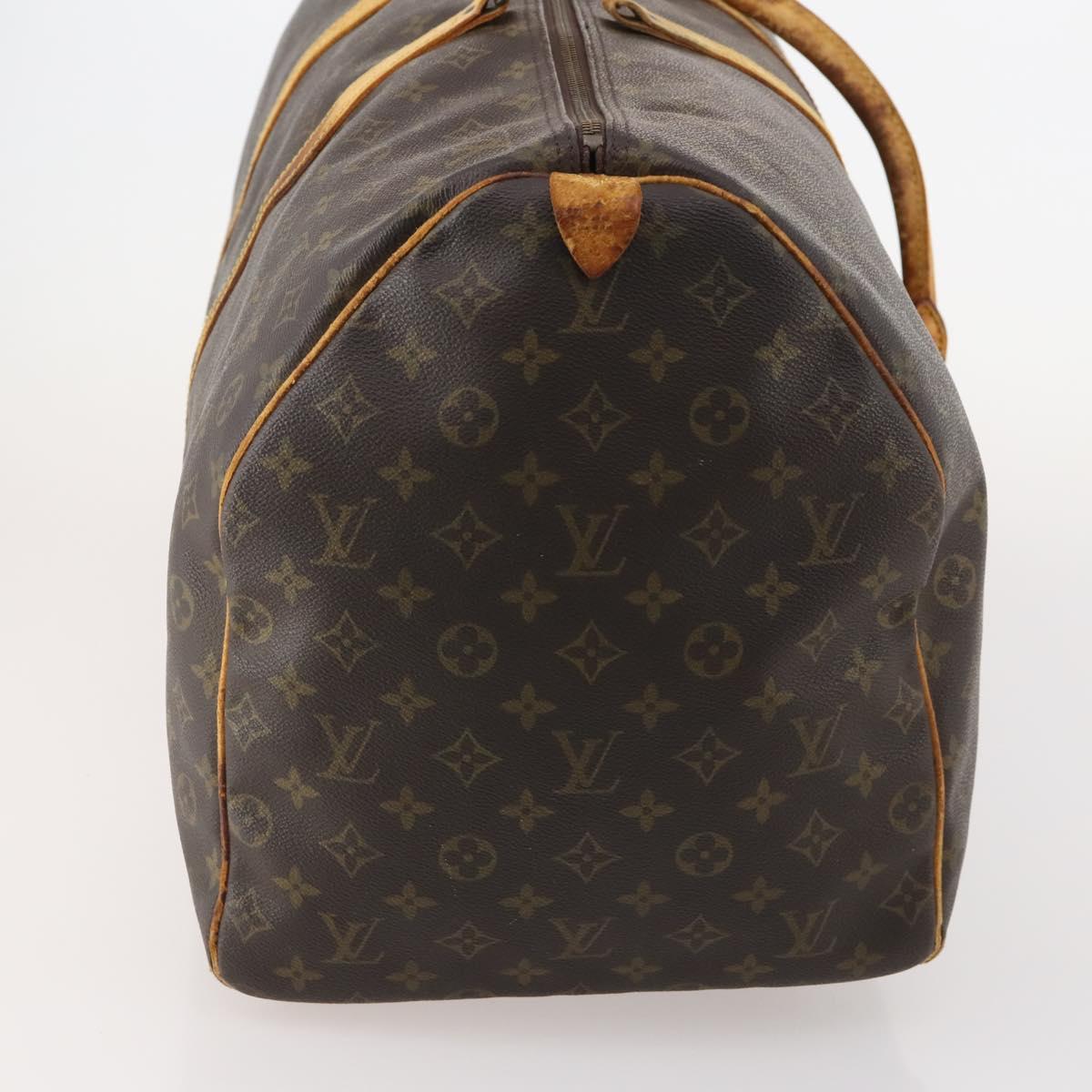 LOUIS VUITTON Monogram Keepall 60 Boston Bag M41422 LV Auth 185112