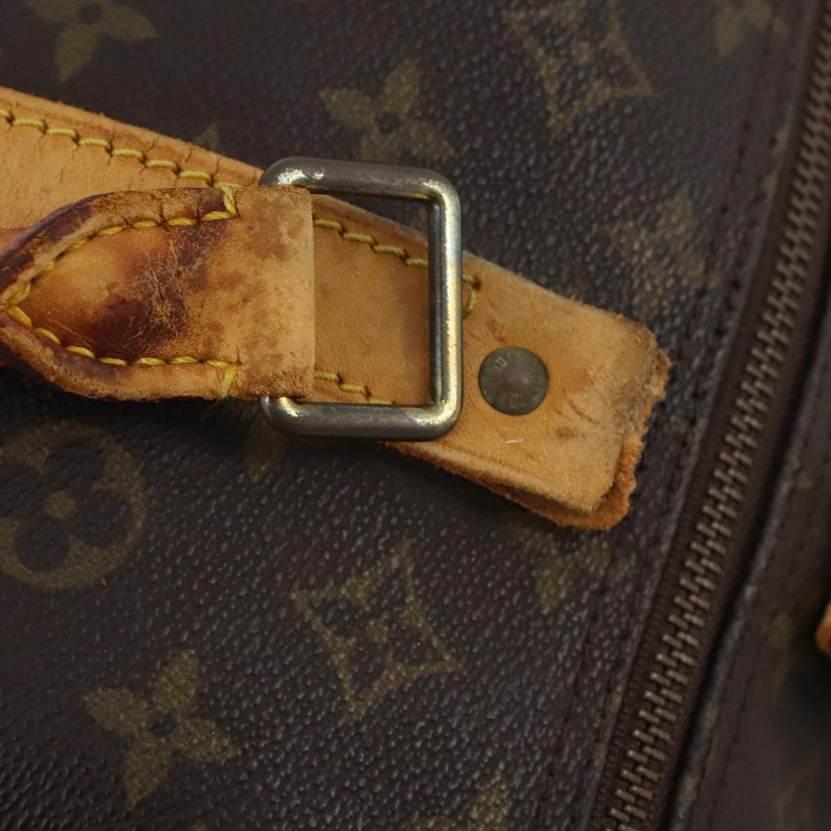 LOUIS VUITTON Monogram Keepall 60 Boston Bag M41422 LV Auth 185112