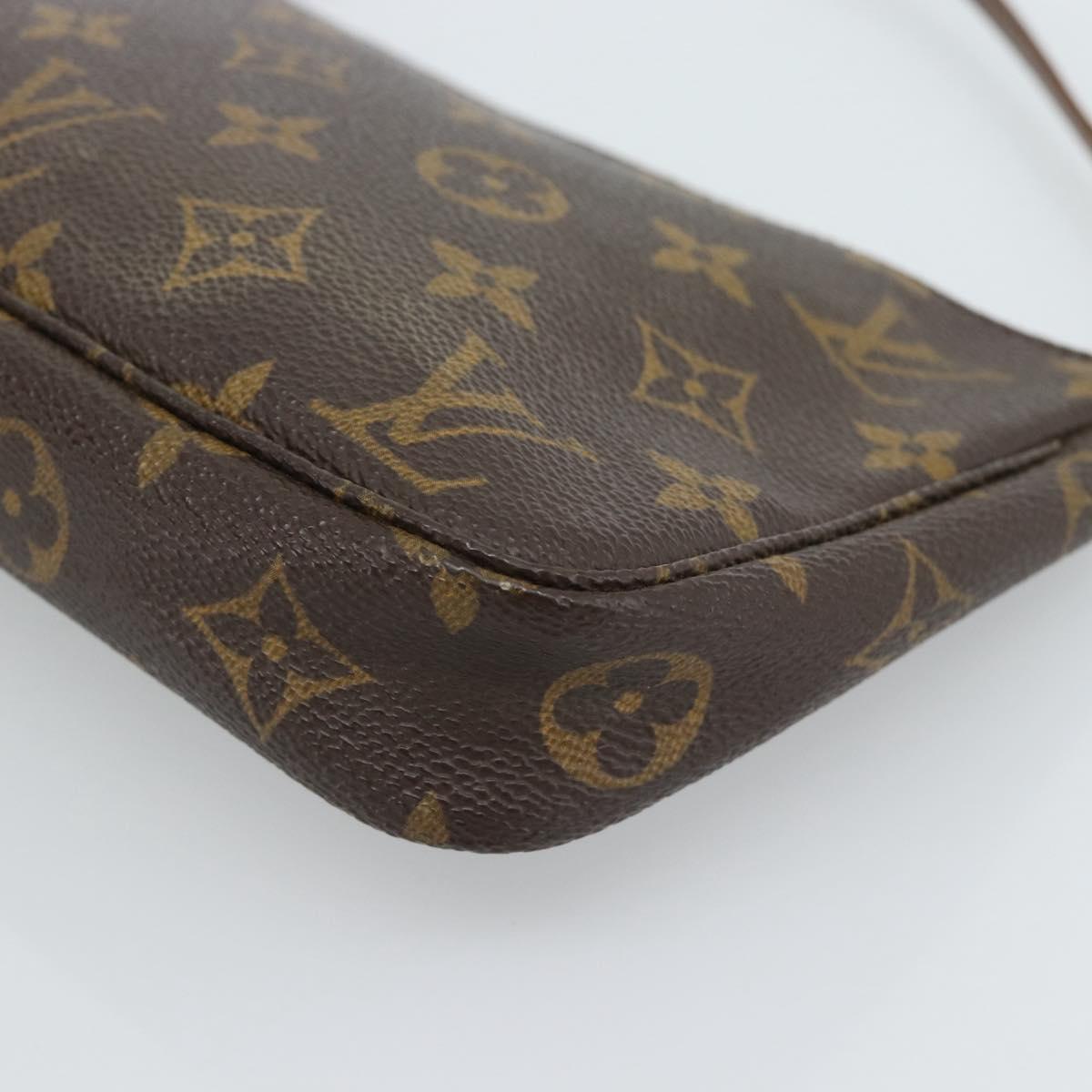 LOUIS VUITTON Monogram Pochette Accessoires Accessory Pouch M51980 Auth 185138